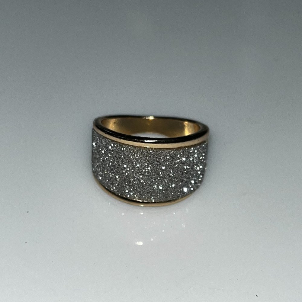 Gold Sparkle Ring